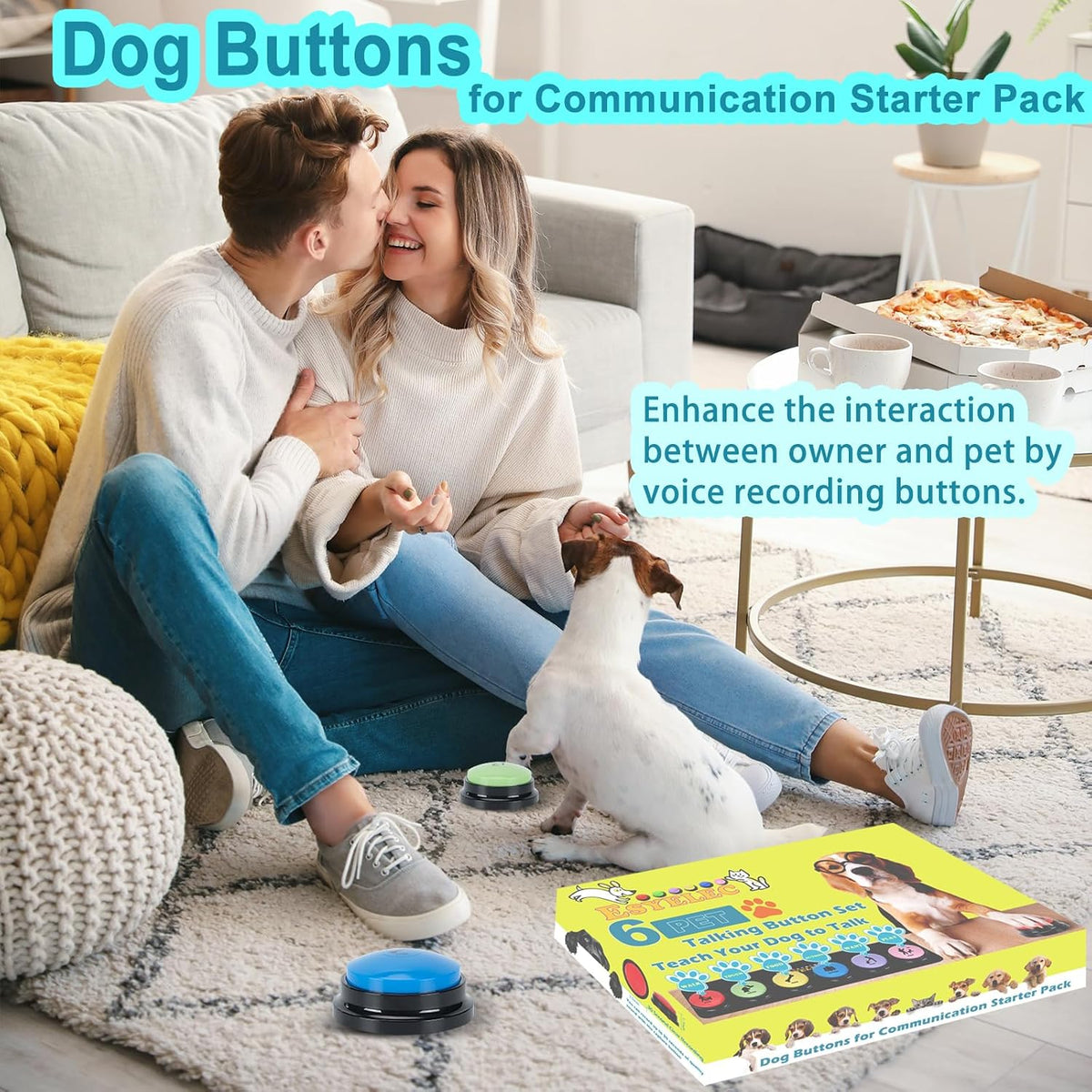 6 Pcs Dog Talking Button Set - 6 Pack - image 4