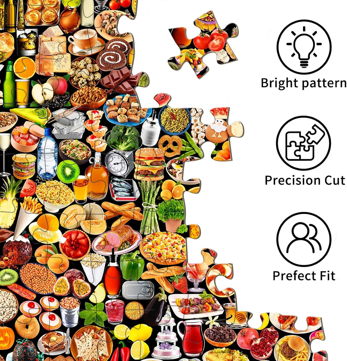 Funny Dog Pizza Jigsaw Puzzles, Food Kitchen - Monta Food - image 4