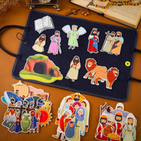 Windkream felt story pieces with fairy tale characters, animals and scene cutouts for flannel board - view 8