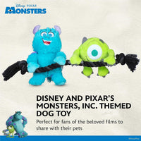 Disney for Pets Pixar Monsters Inc Sulley Plush Dog Toy - Sulley & Mike Plush Rope / 12 Inch - image 2