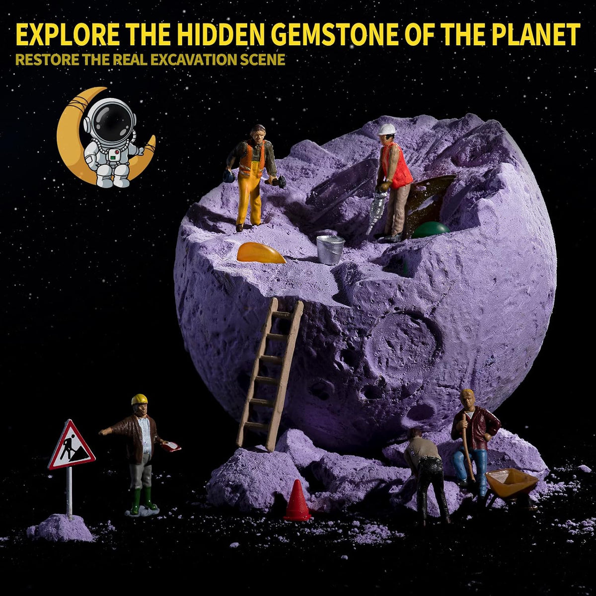 GobiDex 15 Gemstones Dig Kit, Space Science Kit for Kids Ages 6+ – Fun for Kids & Family - image 4