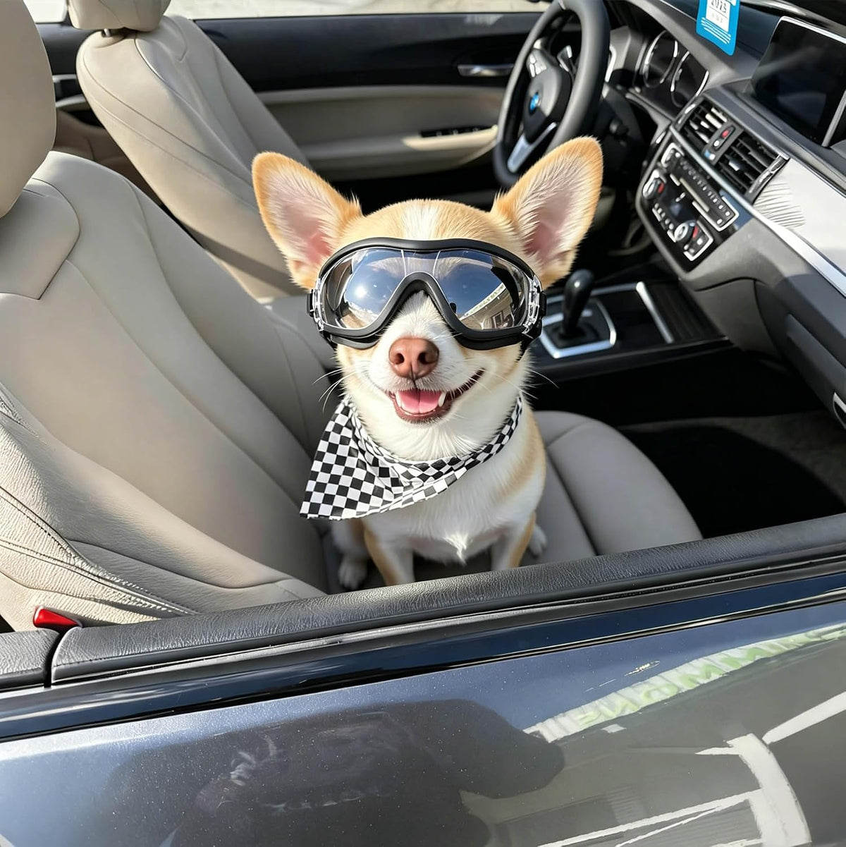 Clear Dog Goggles for Small Dogs - Tactical Clear / Small - image 2