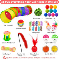 AILUKI 35PCS Cat Toys Variety Pack for Indoor Cats - Red - image 2