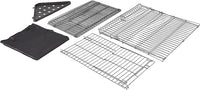 Amazon Basics Leakproof Canvas Bottom Guinea Pig Pet Cage with Divider Set, Black, 47.6"L x 24.2"W x 14.0"H