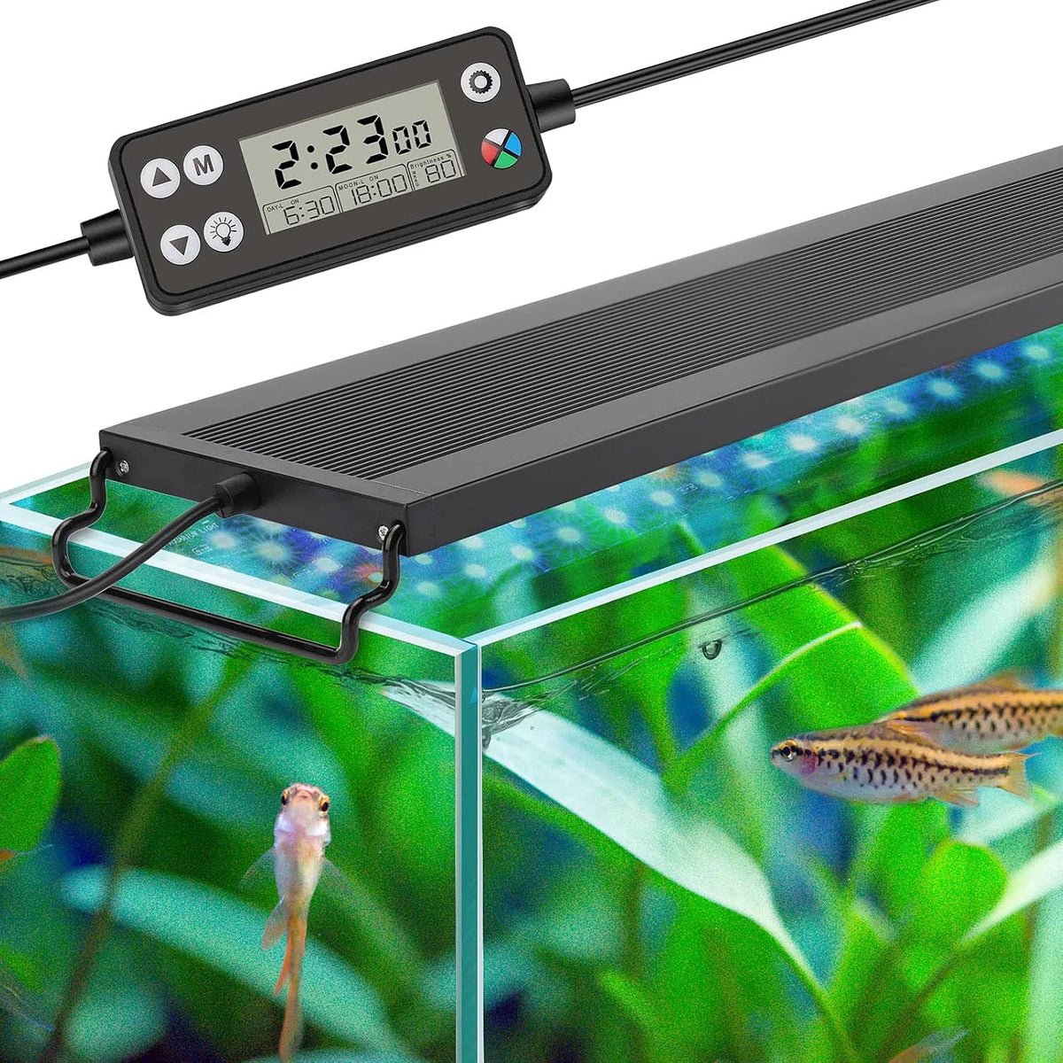 hygger Auto On Off LED Aquarium Light - 36W (for 36-42 inch tank)