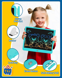 TEKFUN 15" LCD Writing Tablet for Kids - Blue / 15 Inch - image 2