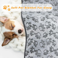 LOKOZ 2 Pack Dog Blanket for Small Medium Dogs - Gray(pack of 3) / 32x40Inch - image 3
