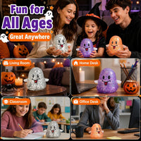 New 6 Packs-Halloween Squishies Toys Slow Rising - 3pc Ghost - image 2