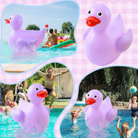 Hungdao 1 Pack 4 Feet Giant Inflatable Duck Pool Float - Purple / 1 - image 3