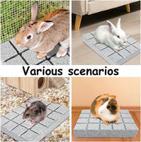 Hamiledyi 2PCS Rabbit Scratching Pads Bunny Lava Grinding Claw Pads - White-4pcs - image 4