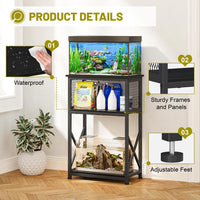 Snughome 10 Gallon Aquarium Stand - Black - image 4