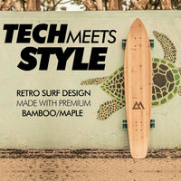 Magneto 44 inch Kicktail Cruiser Longboard Skateboard - Blue - image 4