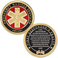 Military Gift Shop Air Force Armed Forces Prayer Coin - Emt
