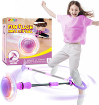 JOYIN Green Ankle Skip Ball with Flashing Lights - Violet