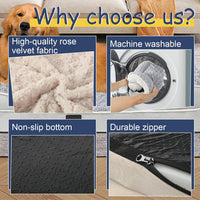 Orthopedic Dog Beds Medium Large Sized Dog, Dog Sofa Bed - X-Large(42 * 30 * 7.5 In) / Grey - image 4