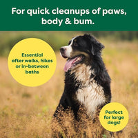 Earth Rated XL Pet Wipes for Dogs & Cats, 3-in-1 Hypoallergenic Cleaning, Deodorizing and Hydrating Extra Large Grooming for Body, Paws and Butt, Unscented, 60 Count