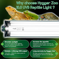 T5 Reptile Light Fixture Combo Kit 24W Light Fixture Reptile - 15w-green / 15W 18.3IN Green - image 3