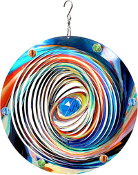 FONMY Wind Spinner Mandala Starry Sky 12 inch 3D Stainless Steel - 12inch / Mgb07