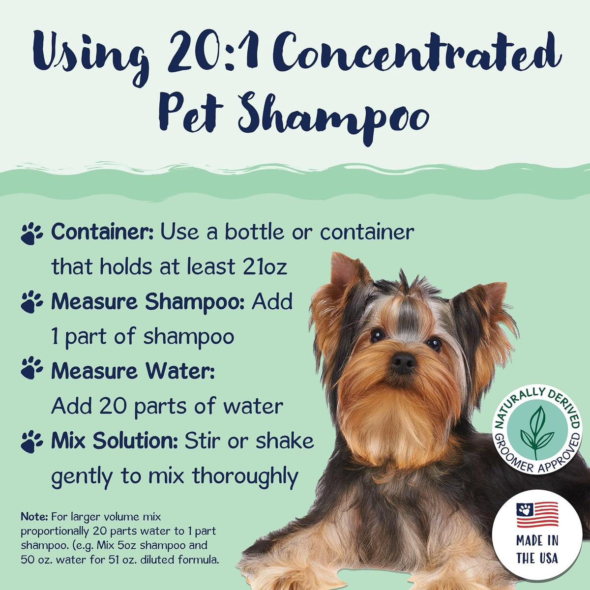 Bobbi Panter 2-in-1 Cat Shampoo & Conditioner - Green Apple / 1 Gallon (Pack of 1) / Pack of 1 - image 4