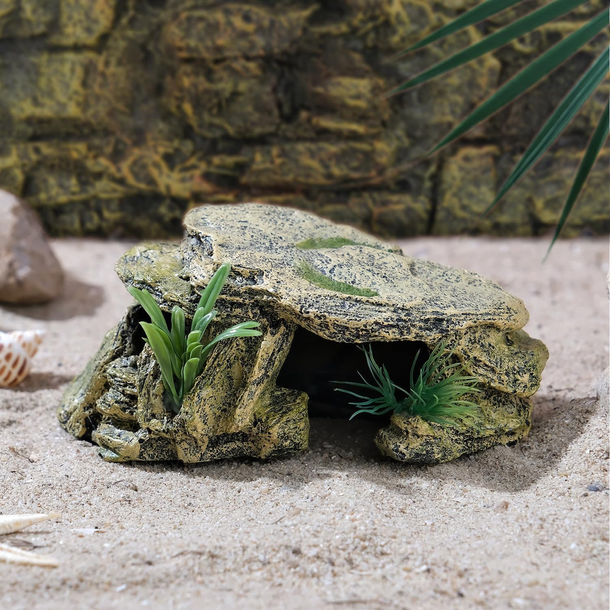 IBWell Leopard Gecko Hide Small Reptile Hides Resin Mini Reptile - image 4