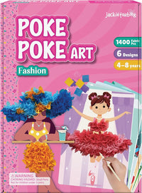 Jackinthebox Poke Art Magical Flower Pressing Craft Kit for Girls - Fashion