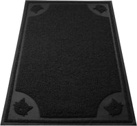 Mr. Pen, Large Cat Litter Mat, 23”x 35” - Black