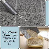 Mr. Pen, Large Cat Litter Mat, 23”x 35” - Gray - image 4