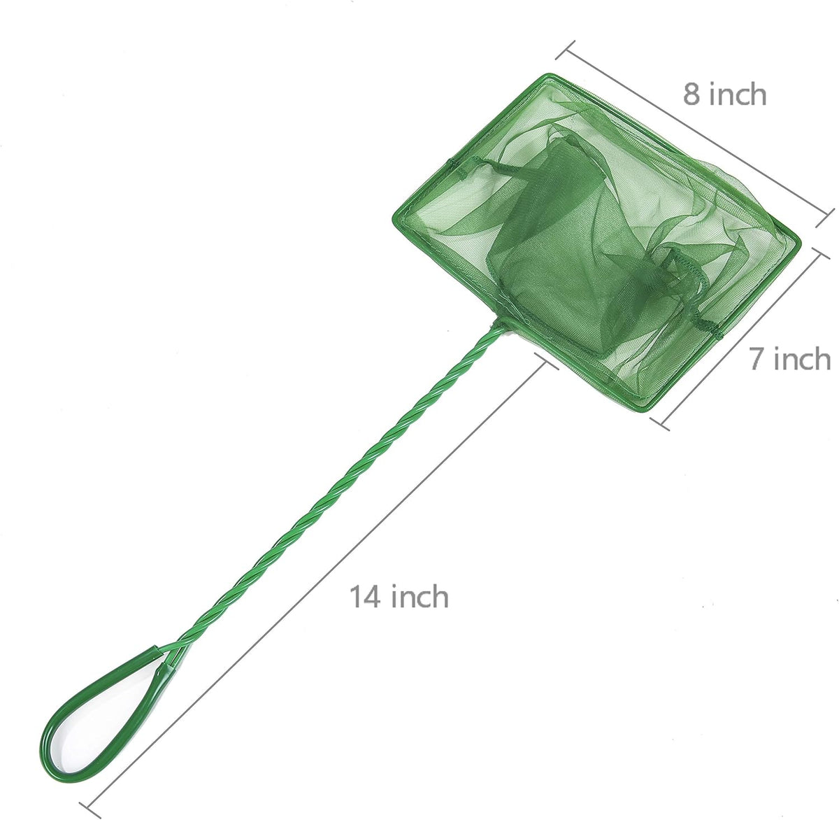 Aquarium Fishing Net Fish Tank Cleaning Tools Fine Mesh Net - 8 Inch - image 2