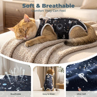 Avont 2-pack cat recovery suit for spay in soft stretchy modal fabric, size M - view 2