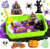 AGENTLAN Ocean Sensory Bin with Sensory Sand - HALLOWEEN