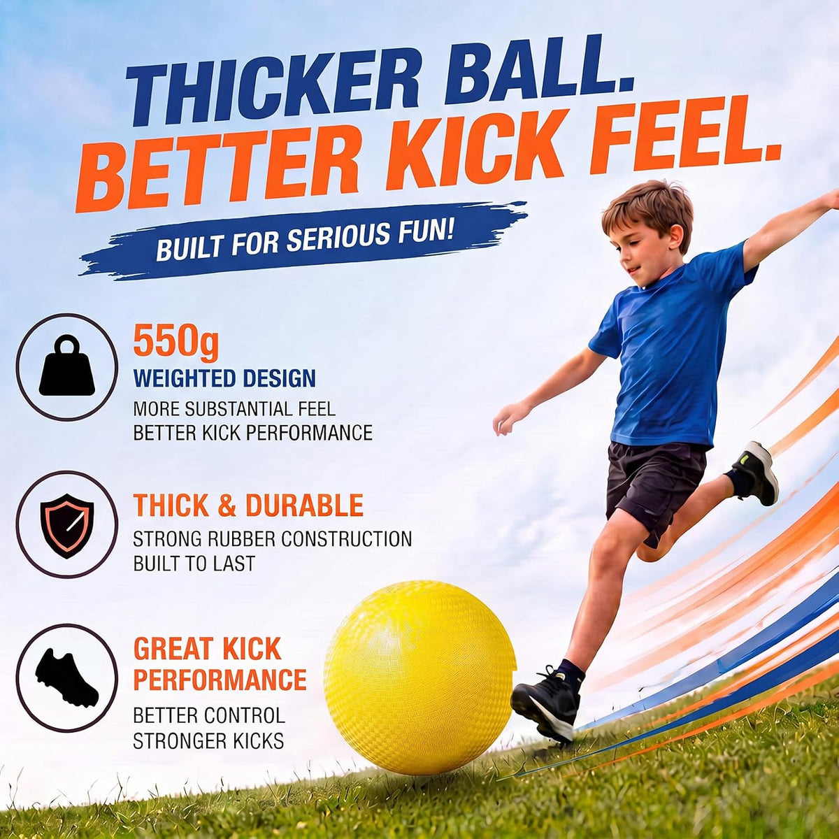 Jenaai blue kickball set with 10 inch ball, rubber bases, cones, scoreboard and pump - view 10