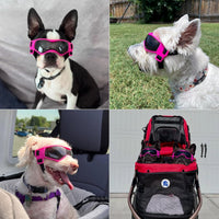 Enjoying Clear Dog Goggles Medium to Large Breed - Stylish Pink / Medium Breeds - image 2