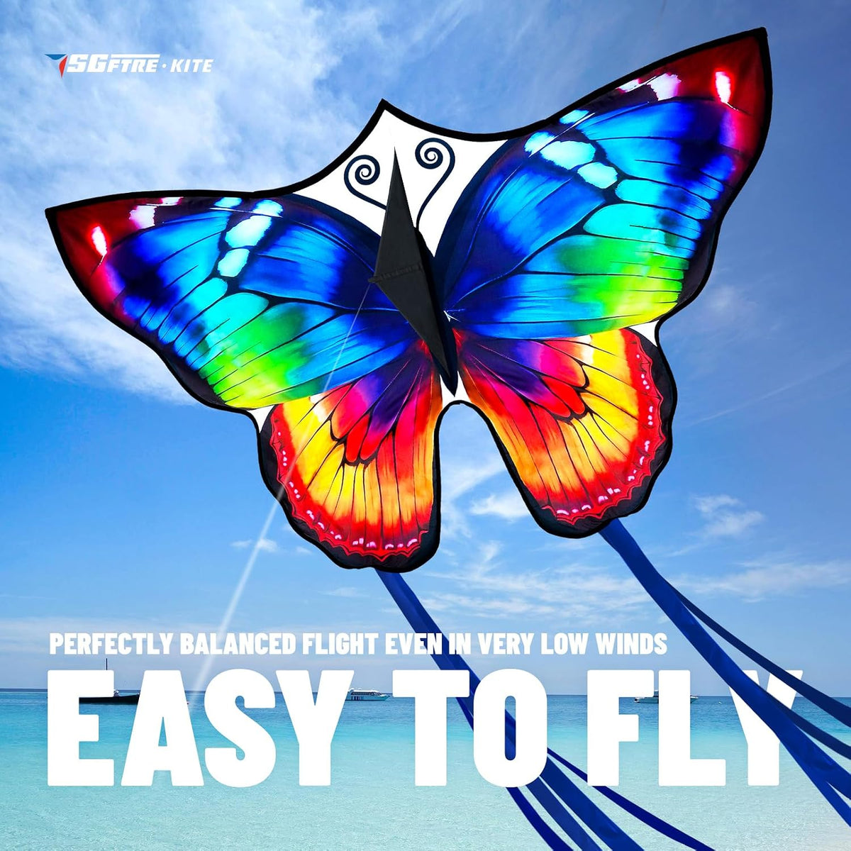 SGftre Colorful Butterfly Kite - Sparkling Butterfly - image 3