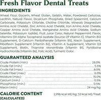 Greenies Petite Dental Dog Treats, Fresh Flavor, 12 oz. Pack (20 Treats)