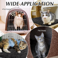 Drydiet 4 Pack Self Warming Cat Mat for Pets - 16 x 20 Inch / Black / Solid - image 4