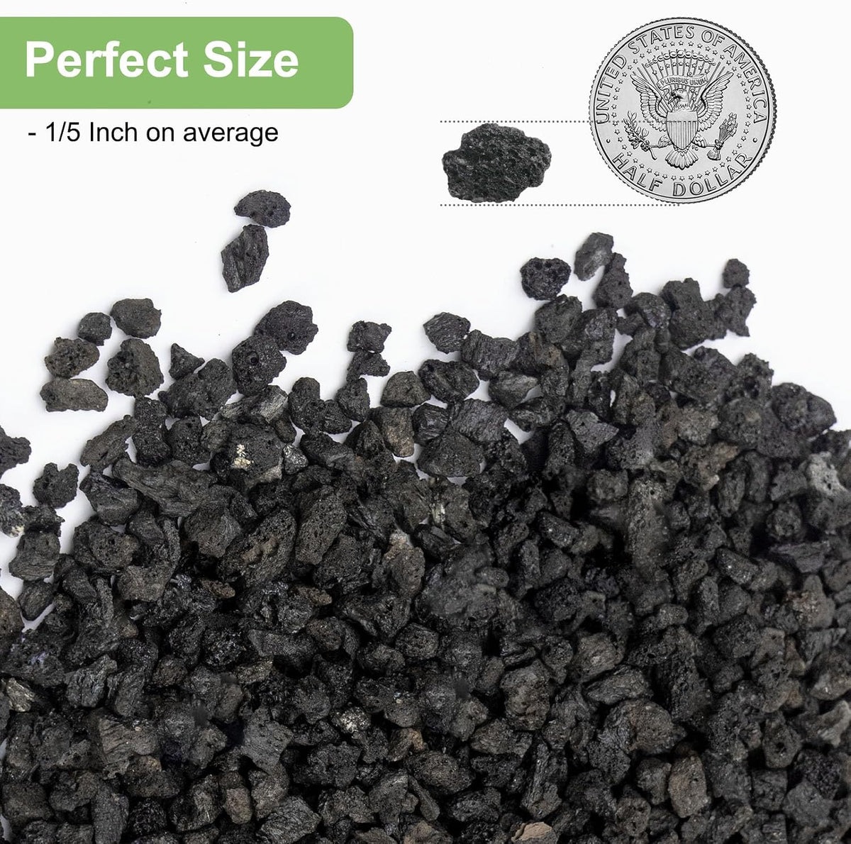 2.5 lbs Coarse Sand for Plants, Desert Silica Sand for Cactus - 5.0 Pounds / Black - image 2