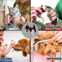 Cat Grooming Hammock Harness for Small Dogs,Pet Hammock Restraint Bag,Dog Grooming Sling for Trimming Nail and Ear/Eye Care(XS Size,6.5")