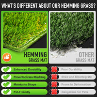Hompet Dog Grass Pad with Tray Large, 35"x22.5" - Black / 52.7 x 30" - image 2