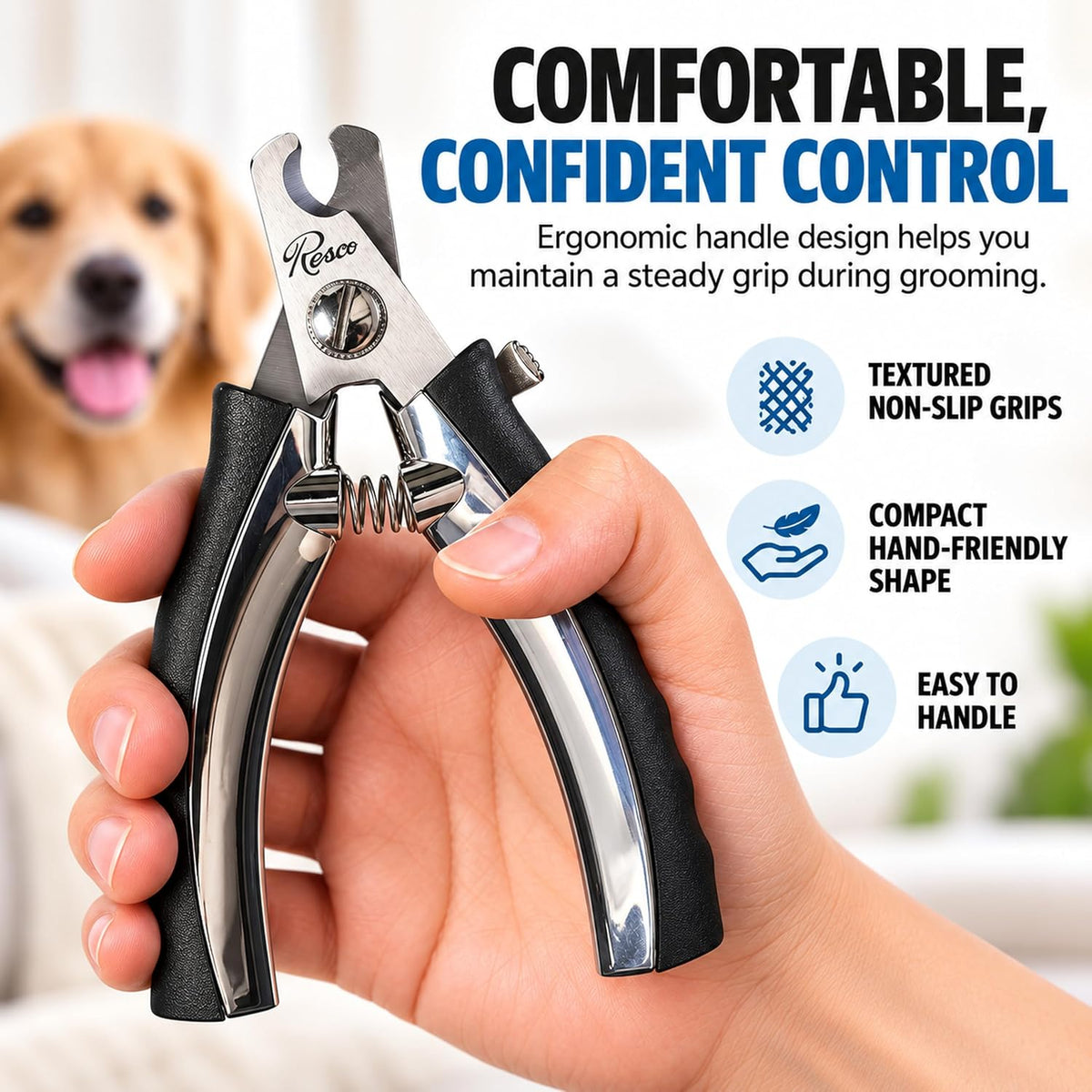 Professional Pet Nail Trimmers and Clippers for Large Dogs and Cats – Essentials for Dogs - Regular Trimmer - image 4