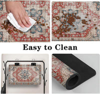 Dog Food Mat for Floors, Absorbent Pet Cat Food Bowl Mat - Bohemia 6 / 27"L x 17"W - image 4