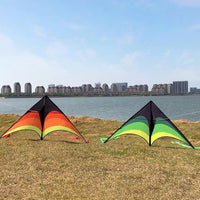 Delta Kite for Kids Ages 4-12 - 1 / Green & Yellow - image 3