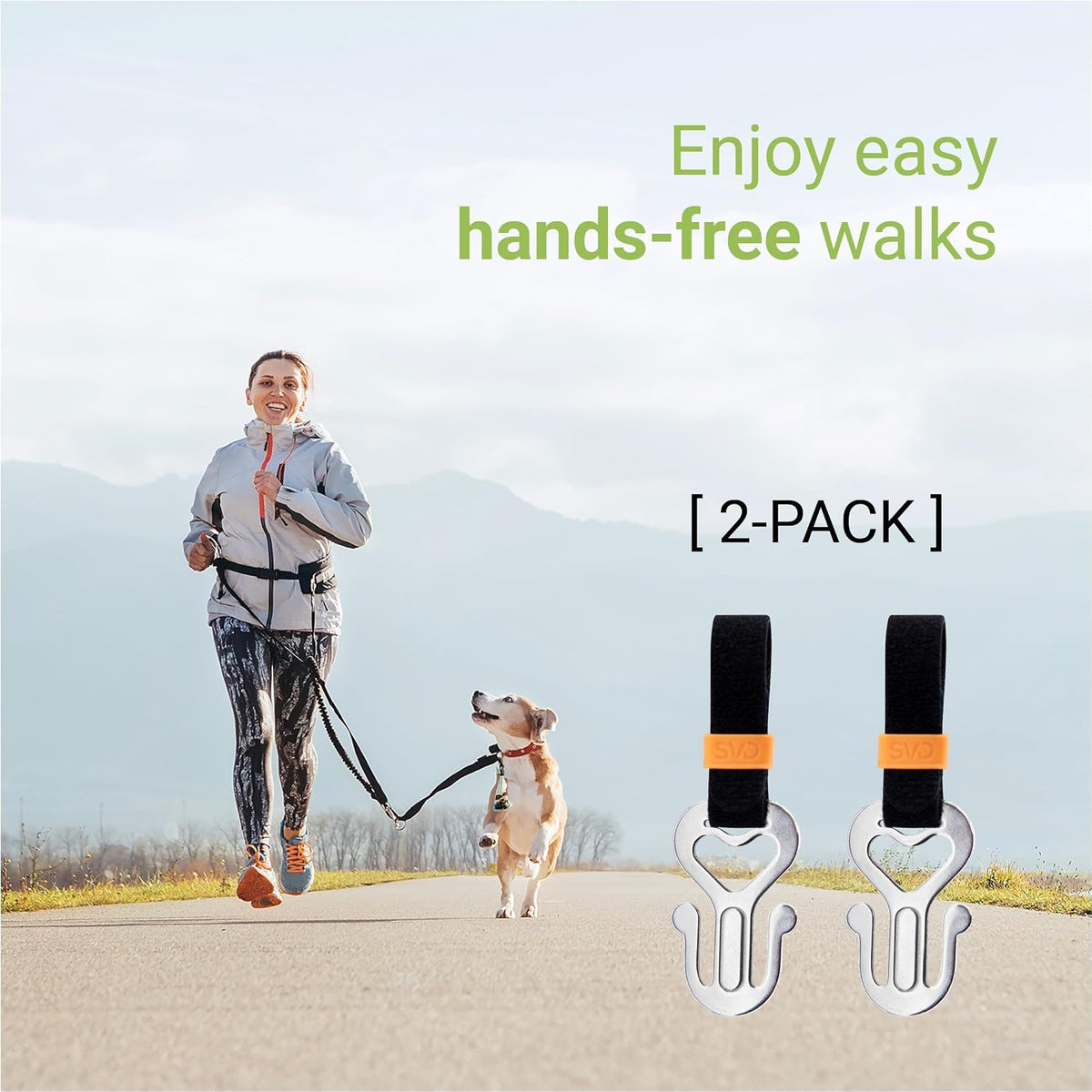 SVD.PET Dog Poop Bag Holder, Waste Bag Holder - 2 Count (Pack of 1) / Metal - image 4