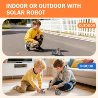 Solar Robot Building Kit, 12-in-1 STEM Robotic Toys for Kids Age 8-12 – Fun for Kids & Family - Grey - image 4