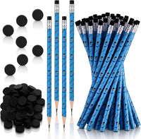 Tinlade 72 Pcs Sports Pencils and Erasers for Boys, Party Favors – Fun for Kids & Family - Hockey