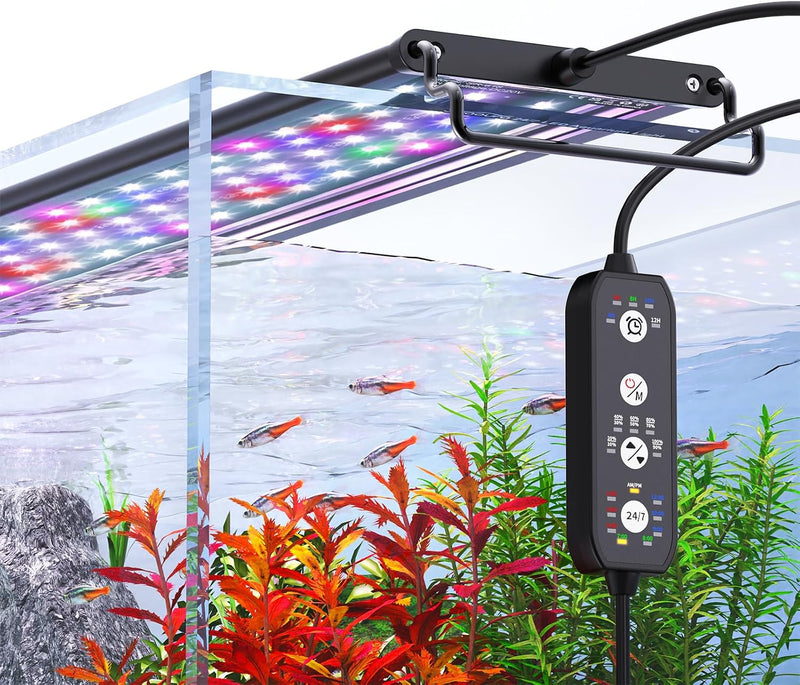SEAOURA 24/7 Led Aquarium Light for Plants Growth-Full Spectrum - for 30-36 inch tank