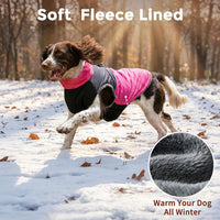 Winter Dog Coats for Small Dogs, Puppy Jacket with Harness - Pink(Standard) / XX-Large - image 3