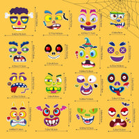 60 Pack Large Pumpkin Stickers - style 1 - image 2