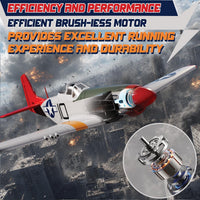 LEAMBE 4 Channel RC Plane, Ready to Fly Aerobatic Aircraft - White / Extra Large - image 3