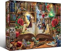 1000 Piece Puzzles for Adults, Premium Magic Book Jigsaw Puzzle – Fun for Kids & Family - Magic Book - image 2