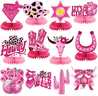 Moinchore 12 Diwali honeycomb table centerpieces with colorful 3D designs - view 4